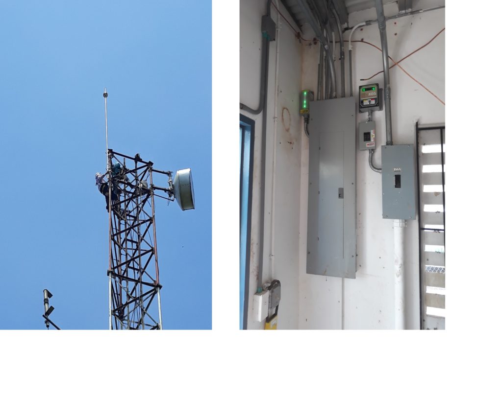 Torres de Comunicación Pararrayos Panama's Ground